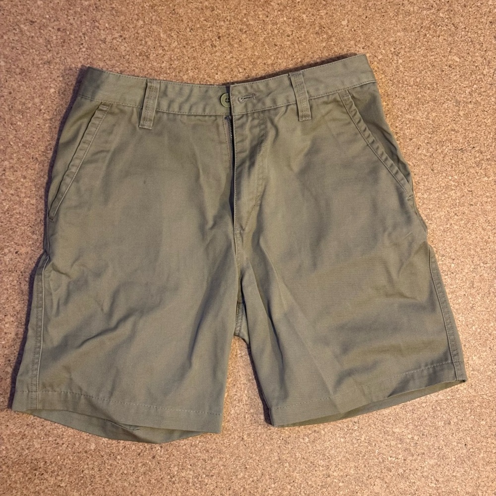Quicksilver Men's Tan Khaki Shorts Size 29 waist
